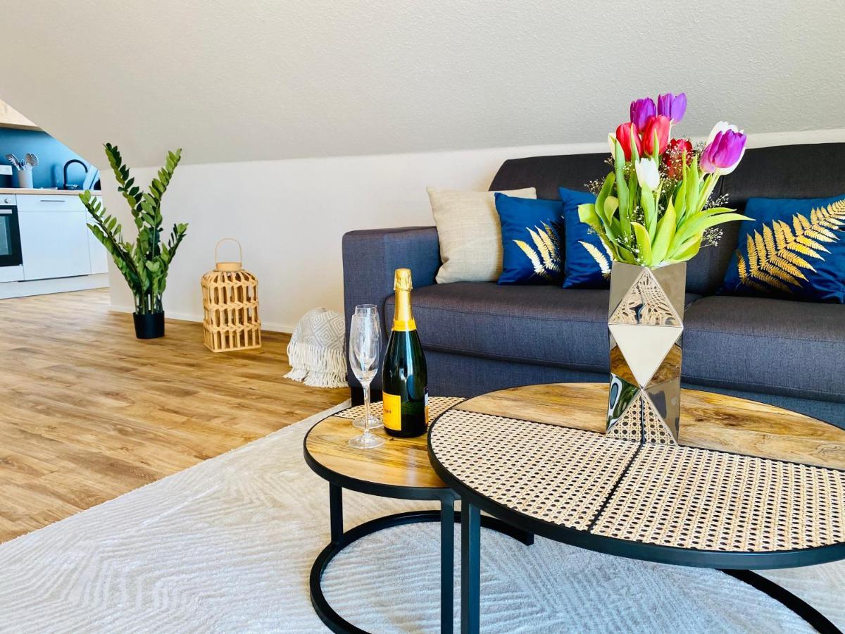 Ferien-Apartment Riedperle mit Privatstrand Friedrichshafen Buitenkant foto